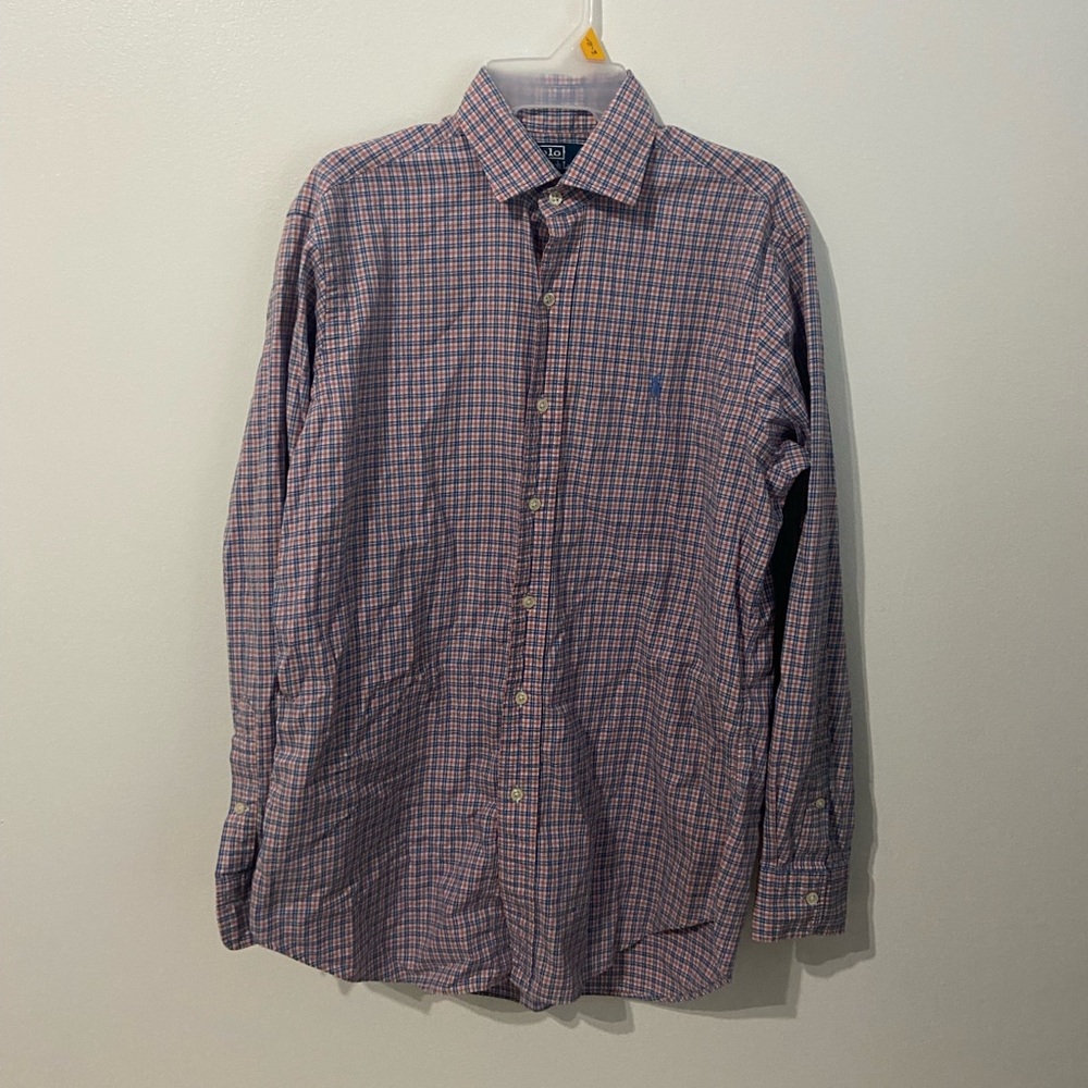 Polo Ralph Lauren Men's Classic Regent Fit Shirt, Blue/blue-white